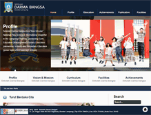 Tablet Screenshot of darmabangsa.sch.id